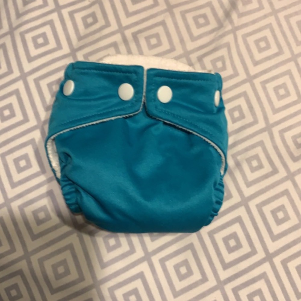 New born fuzzy buns diaper